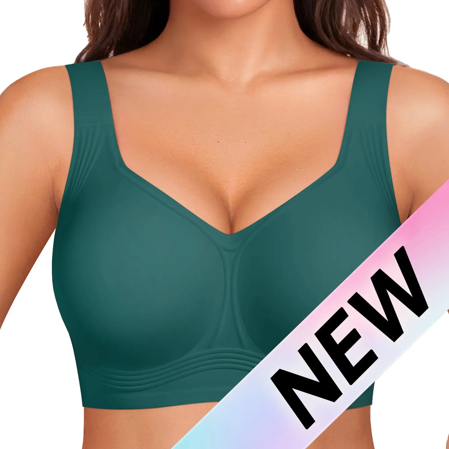 OEAK Women's Seamless Wireless Push-Up Bra - Ultimate Comfort and Support for Activewear