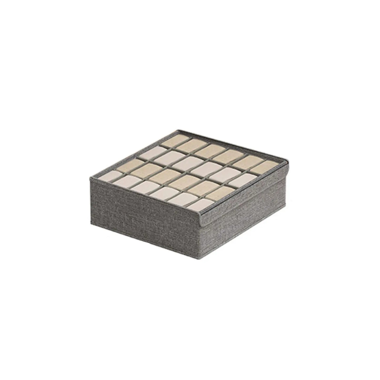 Socks and Underwear Storage Organizer Box with Multi-Grid Design for Optimal Clothing Organization