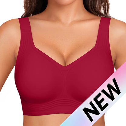 OEAK Women's Seamless Wireless Push-Up Bra - Ultimate Comfort and Support for Activewear
