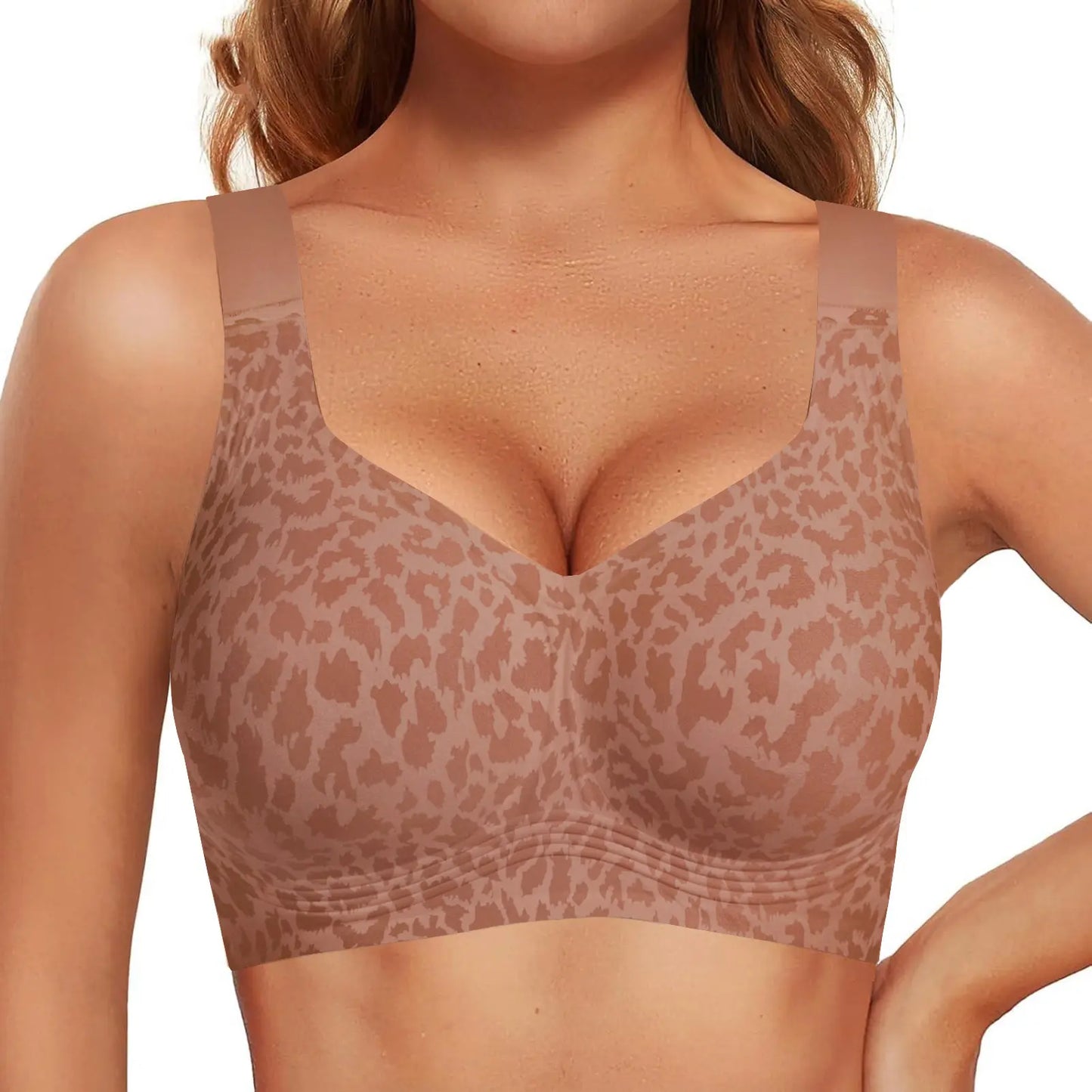 OEAK Women's Seamless Wireless Push-Up Bra - Ultimate Comfort and Support for Activewear