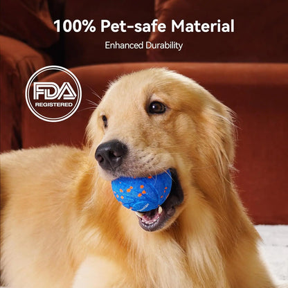 Smart Interactive Dog Toy - Wicked Ball AIR: Automatic Moving, Bouncing, and Rotating Waterproof E-TPU Ball for Medium to Large Breeds