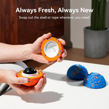 Smart Interactive Dog Toy - Wicked Ball AIR: Automatic Moving, Bouncing, and Rotating Waterproof E-TPU Ball for Medium to Large Breeds