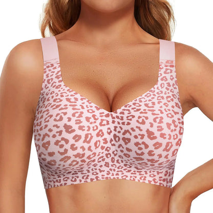 OEAK Women's Seamless Wireless Push-Up Bra - Ultimate Comfort and Support for Activewear