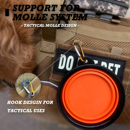 Tactical No-Pull Harness for Dogs and Cats - Breathable Molle Vest with Reflective "Do Not Pet" Patches for Training, Walking, and Hunting